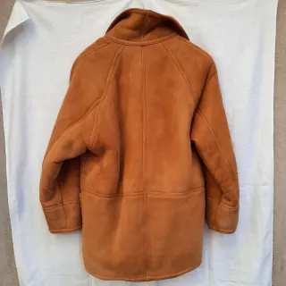 Montone Shearling pelliccia senape