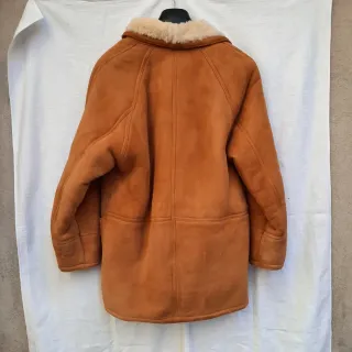 Montone Shearling pelliccia senape