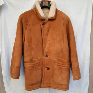 Montone Shearling pelliccia senape