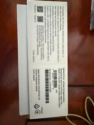 Airpods Originales Apple Blancos