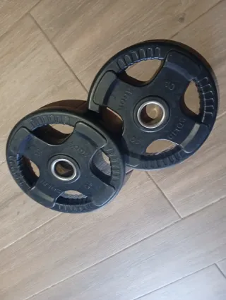 2 discos olímpicos Body Solid 10kg