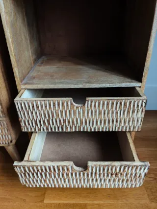 Mesitas de noche de madera Marca sklum