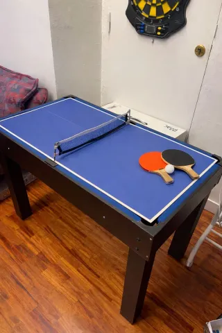 Mesa Futbolín, Billar y Ping Pong (3 en 1)