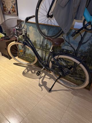 Bicicleta Urbana ELOPS 520 Azul Oscuro