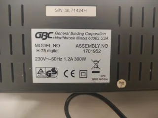 Plastificatrice GBC HeatSeal H75
