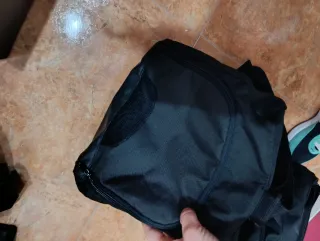 Macuto Adidas Negro y Rojo