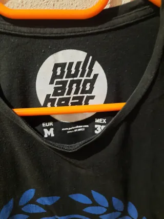 Camiseta Pull&Bear Estampada Bicicleta