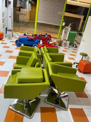 Sillas de Peluquería Verdes