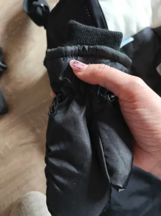 Conjunto nieve niño negro