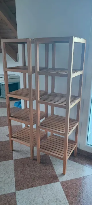 2 Estantería Molguer Ikea Madera