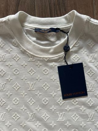 T-shirt Louis Vuitton bianca monogram