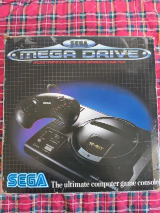 Sega Mega Drive Consola Negra