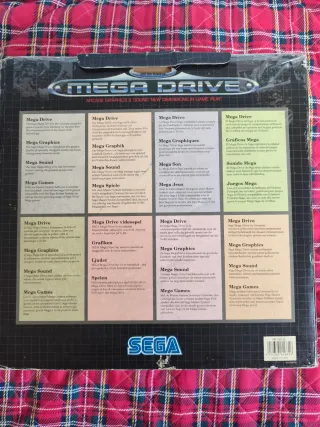 Sega Mega Drive Consola Negra