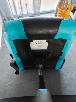 Silla Gaming Negra y Azul