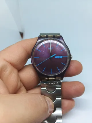 Swatch New Gent Purple Rebel Reloj