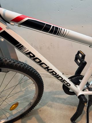 Bicicleta Btwin Rockrider 24 Blanca