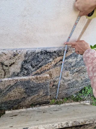 granito de encimera de cocina(solo granito)