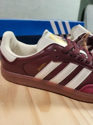 Adidas Samba Bordeaux Oro