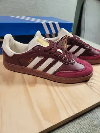 Adidas Samba Bordeaux Oro
