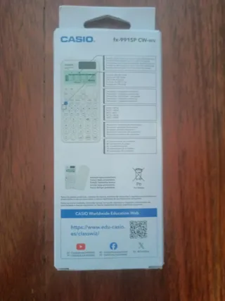 Calculadora Científica Casio fx-991 SP CW Nueva