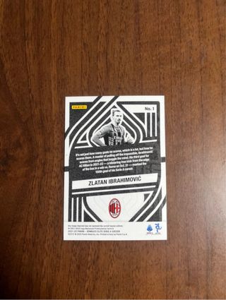 Card Panini Elite Deck Zlatan Ibrahimović