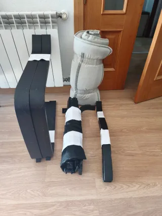 Sillón POÄNG IKEA Negro-marrón/Knisa beige
