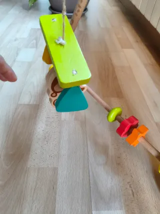 Gimnasio bebé madera