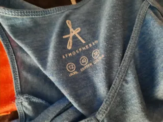 Camiseta tirantes mujer naranja/rosa