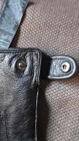 Guantes Piel Jack & Jones Talla M/L Negros