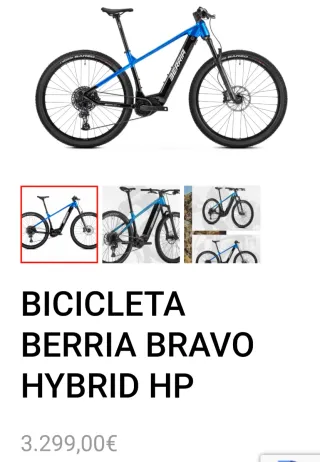 BERRIA BRAVO HP Eléctrica Talla M
