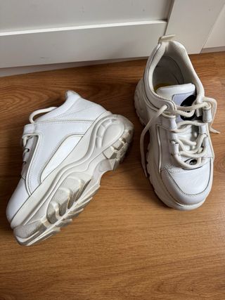 Buffalo London Classic Low Blancas