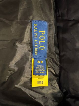 Abrigo Ralph Lauren Negro Talla M