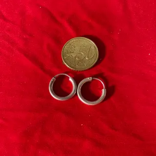 Pack Pendientes Aro Plateados dos tamaños