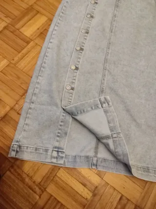 Falda vaquera larga nueva