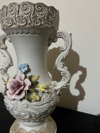 Vaso Capodimonte con Fiori
