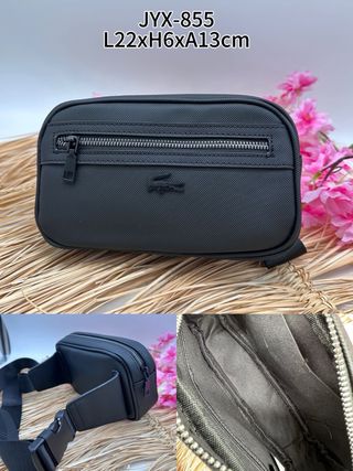 Bolso de mano Lacoste negro JYX-855