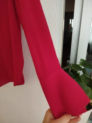 Camisa Mango Roja Talla M