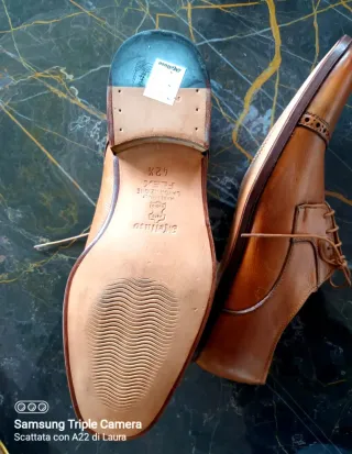 Mocassini uomo in vera pelle marrone