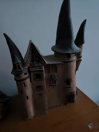 Lámpara artesanal de cerámica