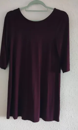 vestido Pull&bear talla S color granate