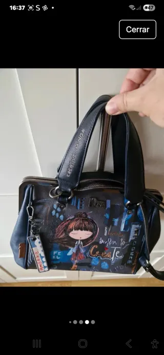 Bolso Anekke Negro Multicolor