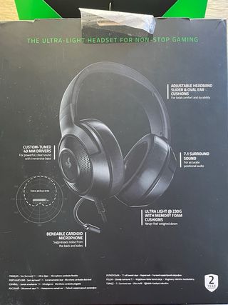 Auriculares Razer Kraken X Lite Gaming