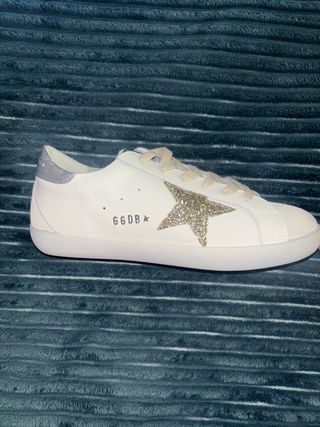 Golden Goose Super-Star Beige y Dorado