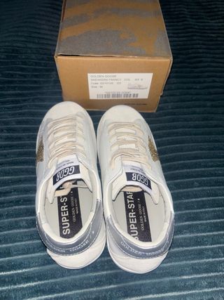 Golden Goose Super-Star Beige y Dorado