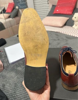 Scarpe uomo Bruno Magli rosse e blu