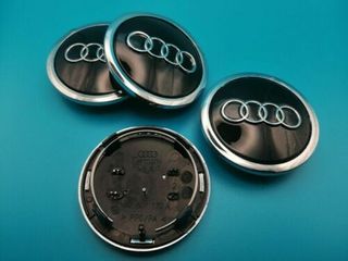 4 Tapas Llantas Audi 68mm Nuevas