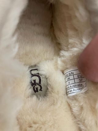 Botas UGG bege plataforma