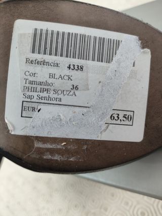 Sapatos Senhora Filipe Sousa 36 - Novos