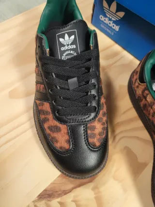 Adidas Samba Leopardate Nere