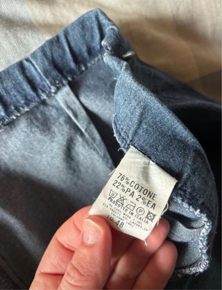 Jeans pinocchietto blu